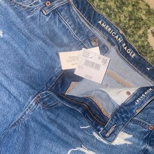 American Eagle Outfitters Distressed Blue Jeans